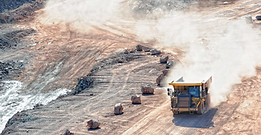truck on dirt